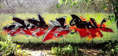 Graffiti Wall in Северодонецк - Photo by Skare - skare, bionik, nid