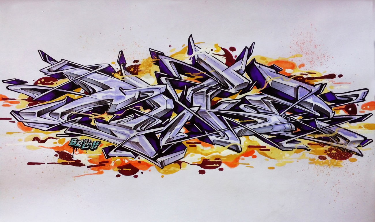 Graffiti Sketch - Photo by Skare - Skare, Cuke