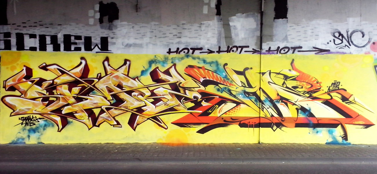 Graffiti Wall - Photo by Skare - Skare, Ice