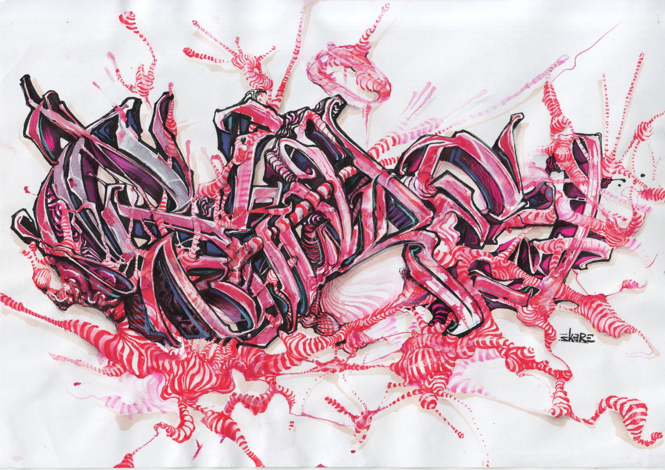 Graffiti Wall - Photo by Skare