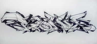 Graffiti Sketch - Photo by Skare - Skare, NID, Bionik