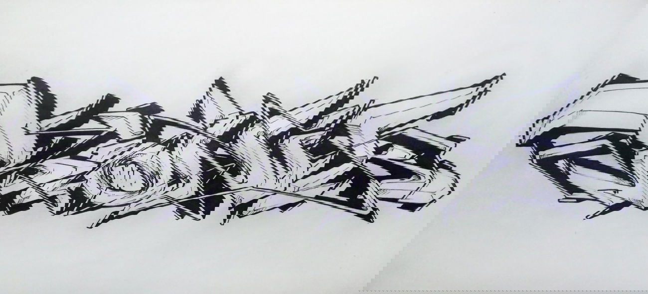 Graffiti Sketch - Photo by Skare - Skare, NID, Bionik