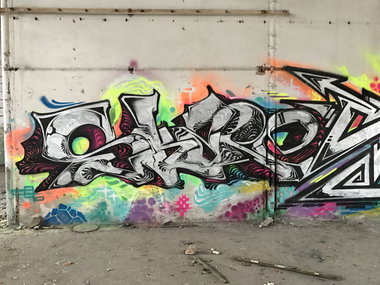 Graffiti Wall - Photo by Skare - neurowild, skare, skareone