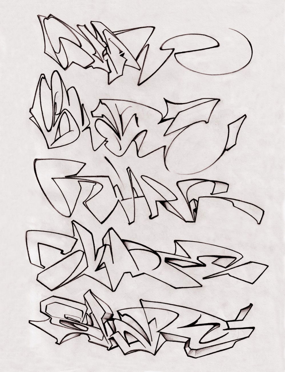 Graffiti Sketch - Photo by Skare - neurowild, graffiti, skareone