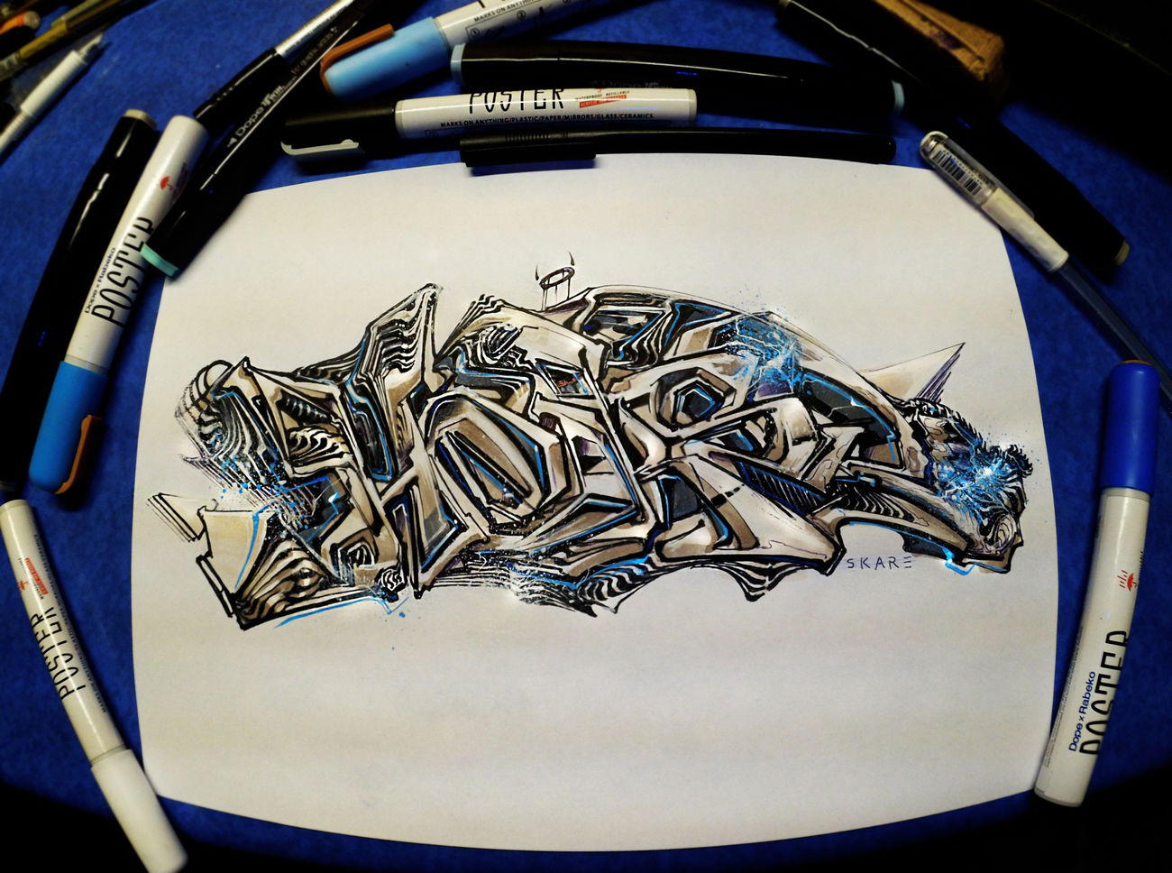 Graffiti Sketch - Photo by Skare - skareone, skare, sketch