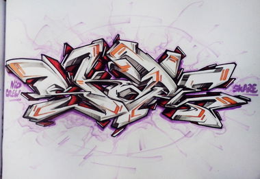 Graffiti Sketch - Photo by Skare - Skare