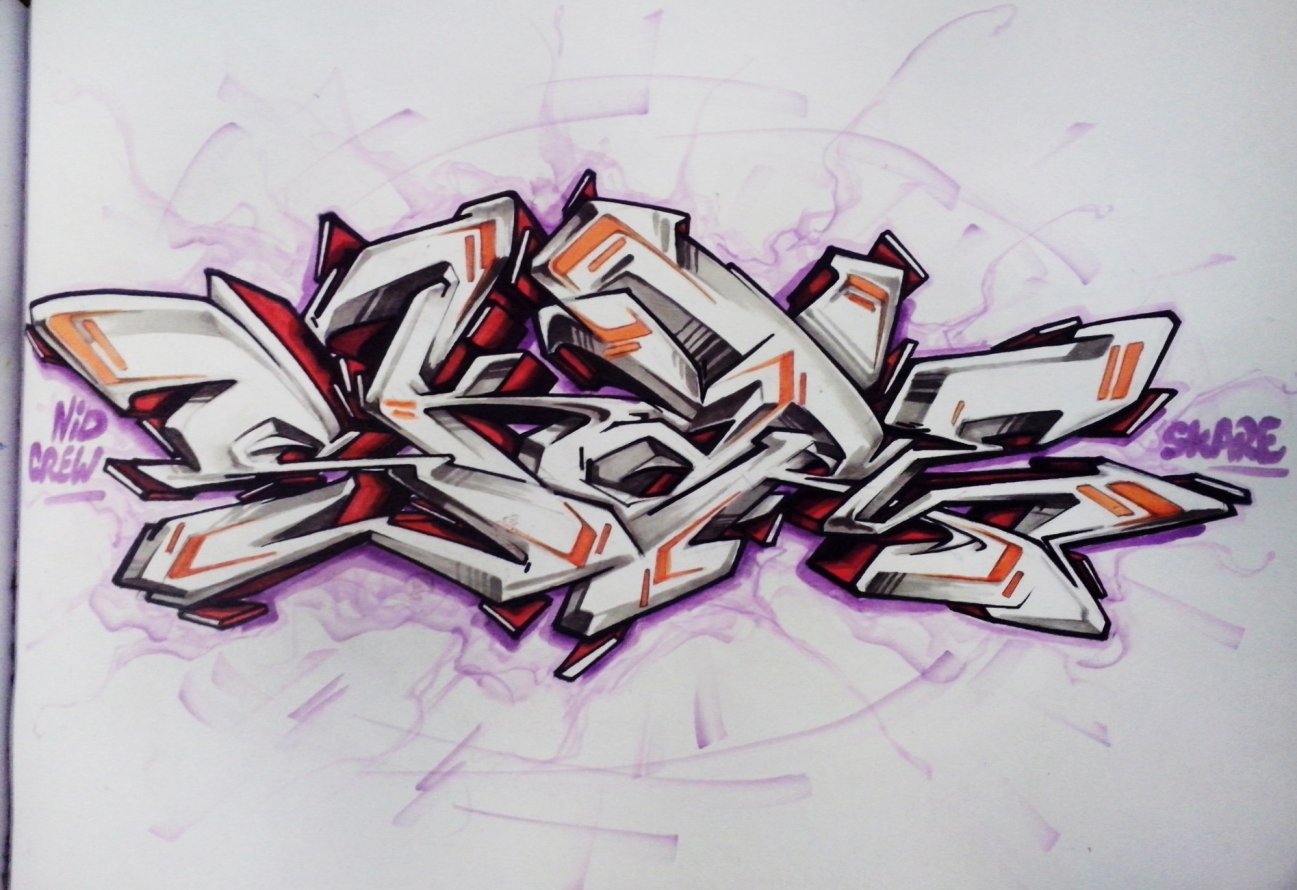 Graffiti Sketch - Photo by Skare - Skare