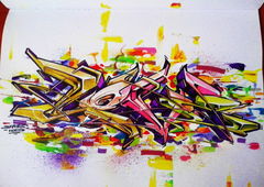 Graffiti Sketch in WARSAW - Photo by Skare - Skare, NID (2015)