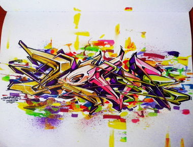 Graffiti Sketch in WARSAW - Photo by Skare - Skare, NID (2015)