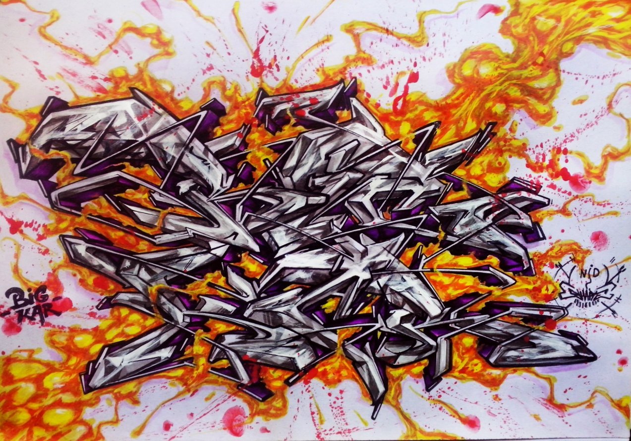 Graffiti Sketch - Photo by Skare