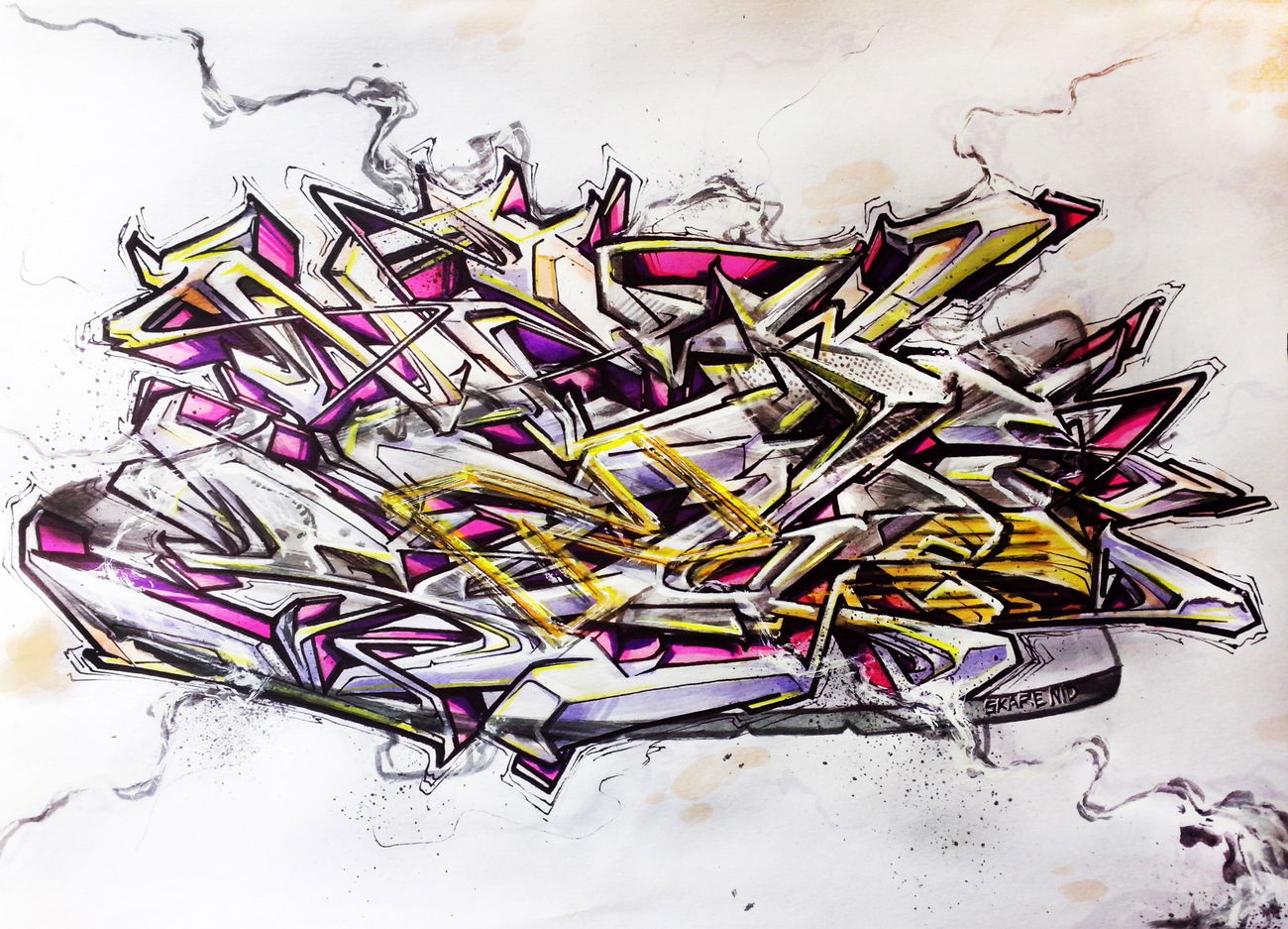 Graffiti Sketch - Photo by Skare - skare