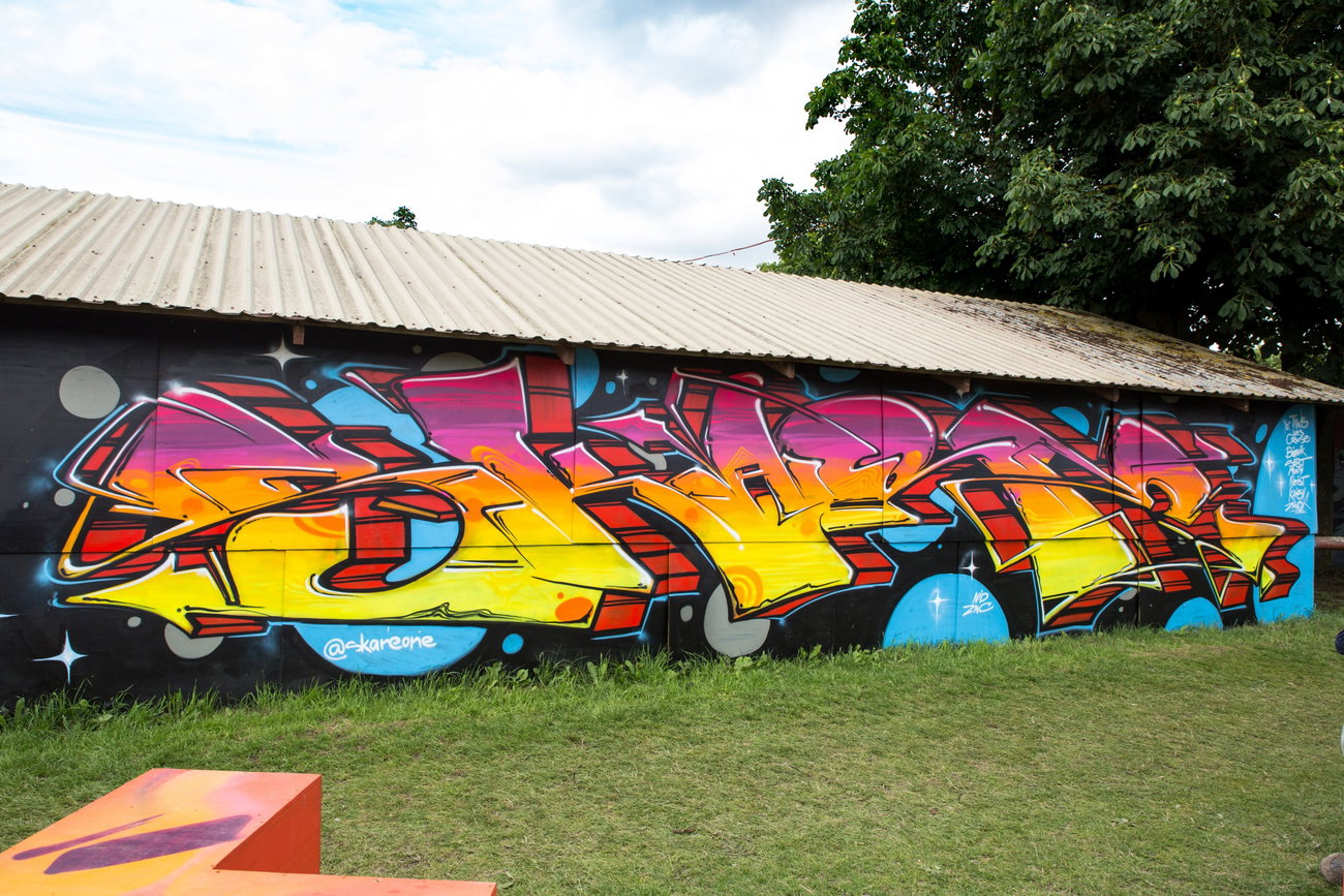Graffiti Wall - Photo by Skare