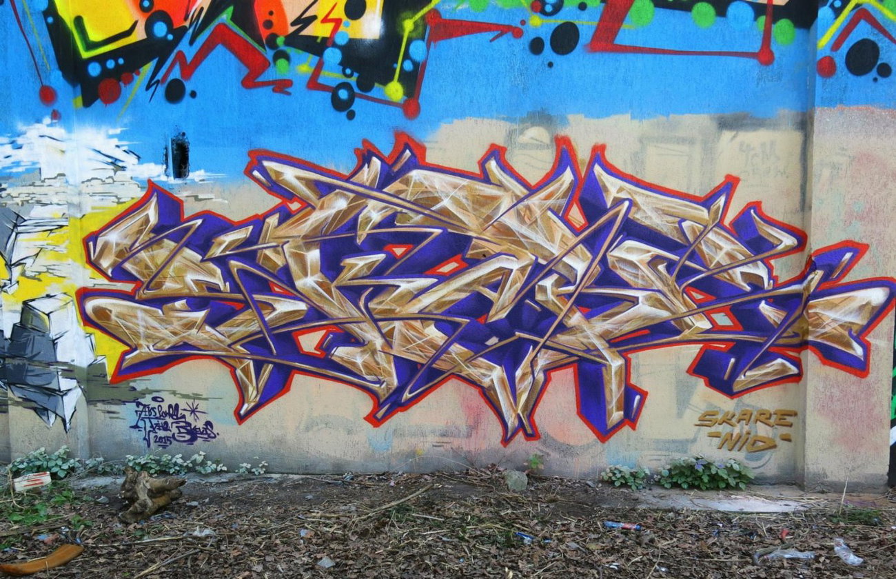 Graffiti Wall - Photo by Skare - Skare