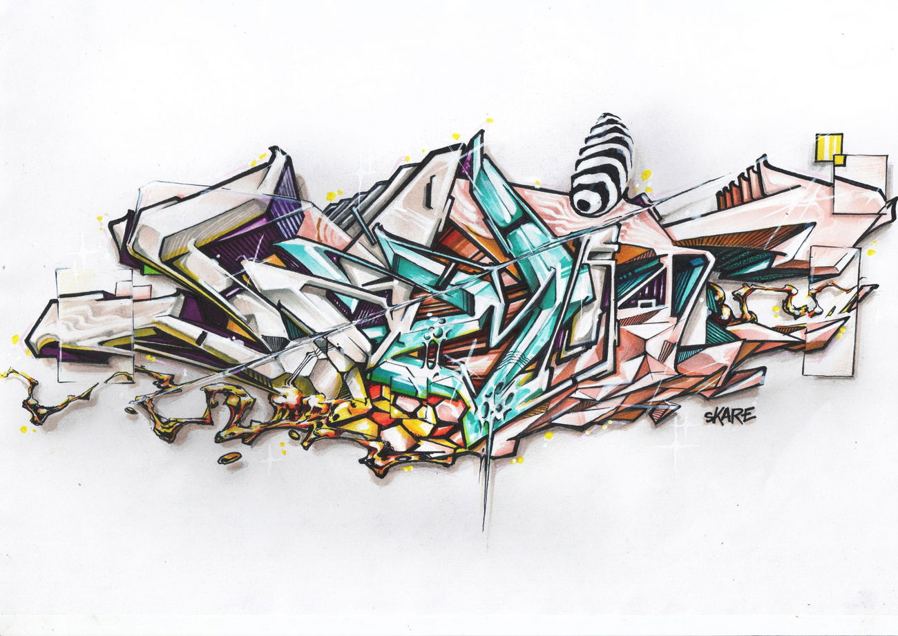 Graffiti Sketch - Photo by Skare