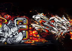 Graffiti Sketch in Severodonetsk - Photo by Skare - Skare, Fork, 4 (2016)