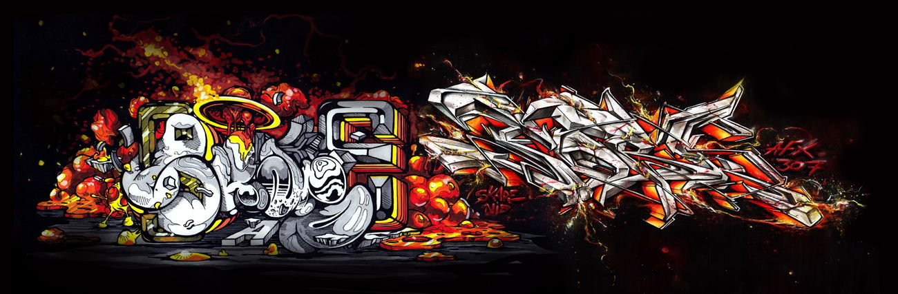 Graffiti Sketch in Severodonetsk - Photo by Skare - Skare, Fork, 4 (2016)