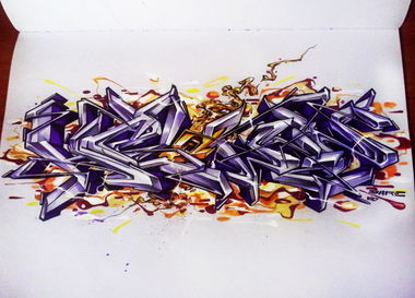 Graffiti Wall in WARSAW - Photo by Skare - Skare (2015)