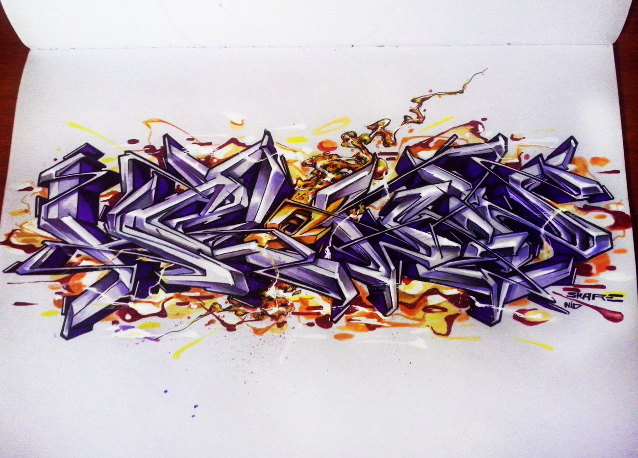 Graffiti Wall in WARSAW - Photo by Skare - Skare (2015)