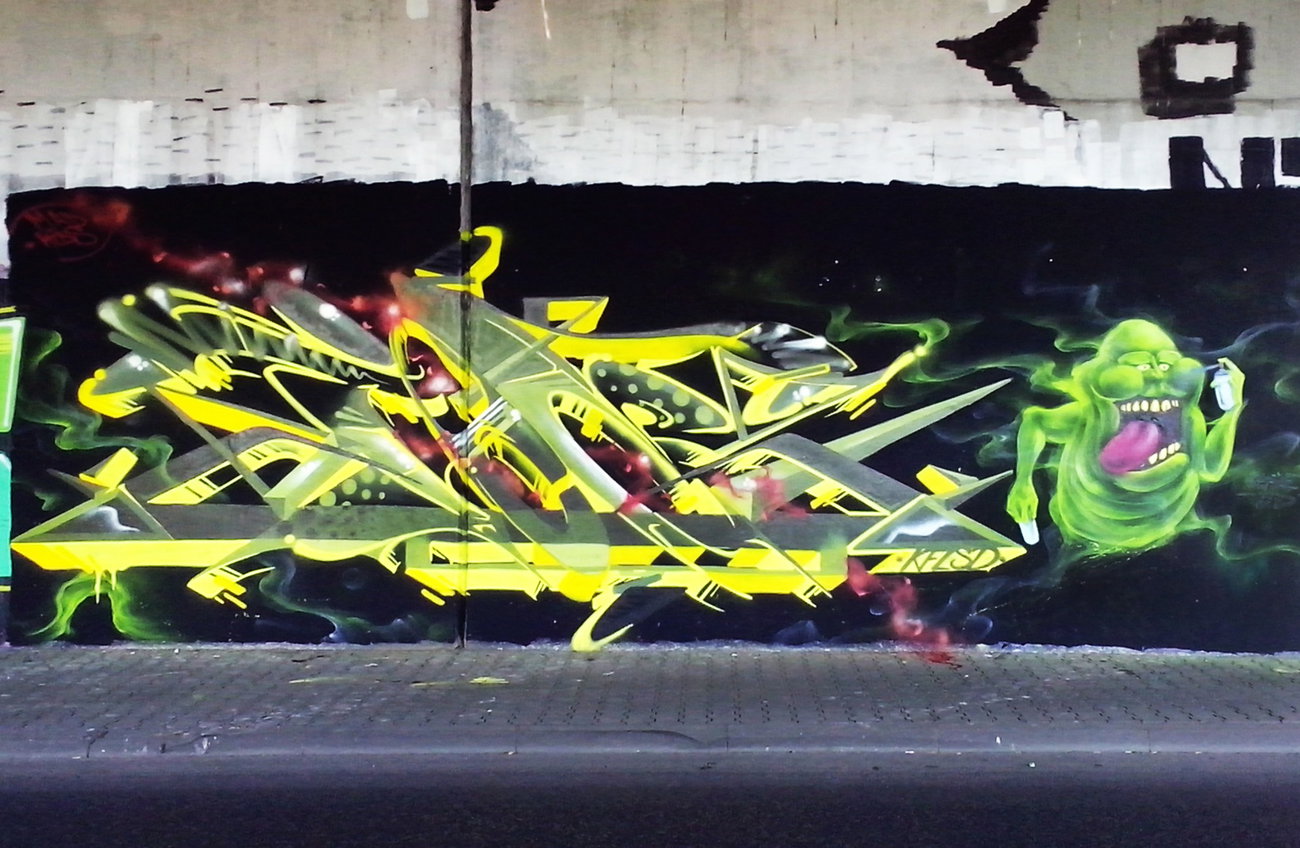 Graffiti Wall - Photo by Skare - Ice, Skare