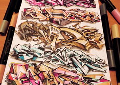 Graffiti Sketch - Photo by Skare