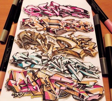 Graffiti Sketch - Photo by Skare