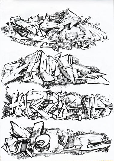 Graffiti Sketch - Photo by Skare