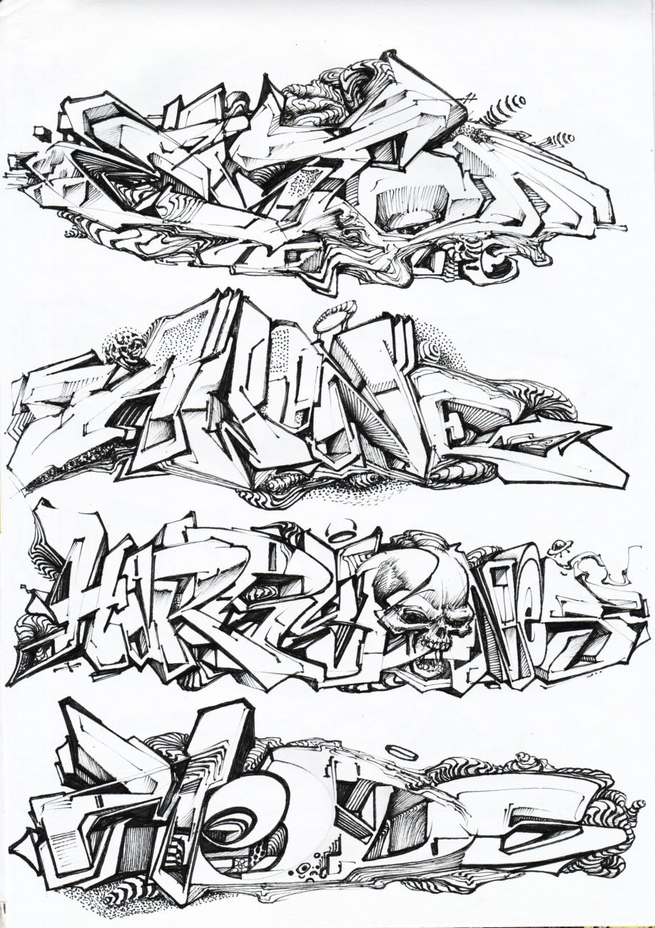 Graffiti Sketch - Photo by Skare