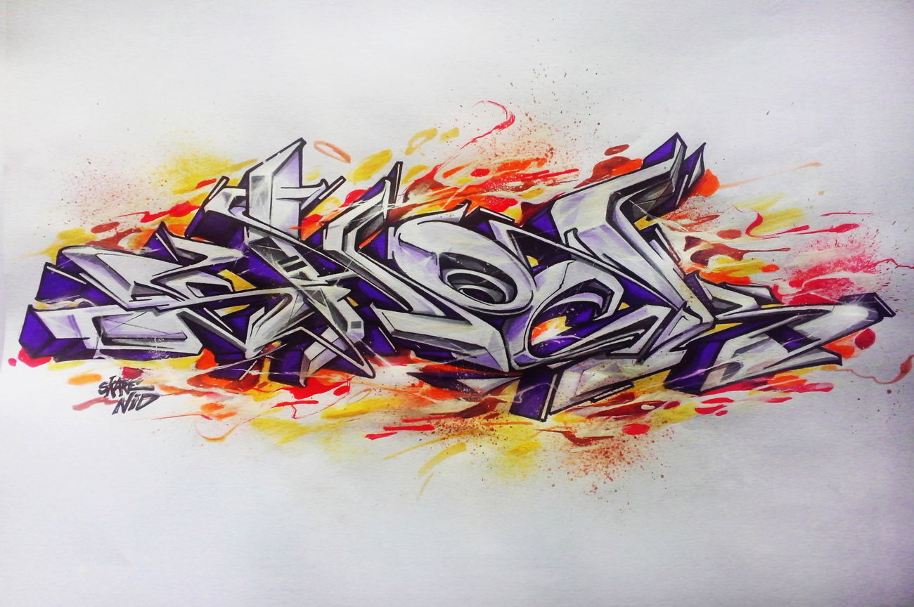 Graffiti Sketch - Photo by Skare