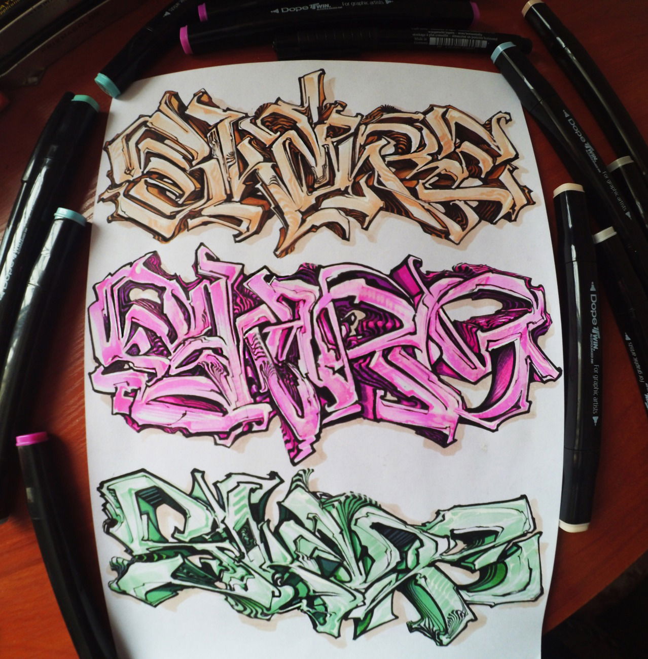 Graffiti Sketch - Photo by Skare