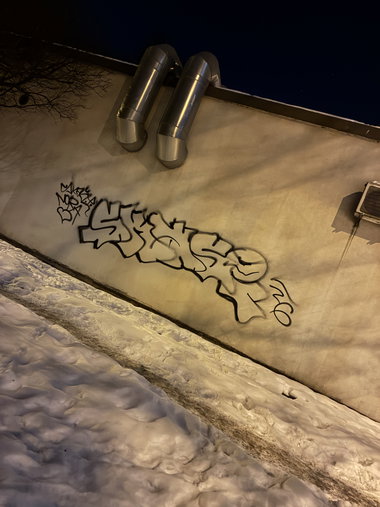 Graffiti Bombing in Riga - Photo by Skasi124