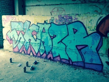 Graffiti Bombing - Photo by Skazr