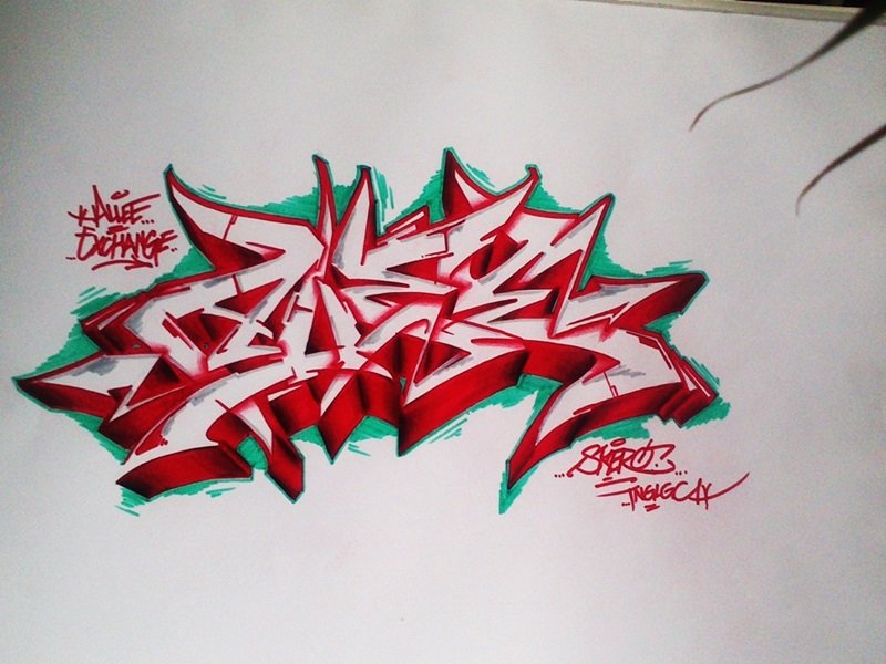 Graffiti Sketch - Photo by SkerO