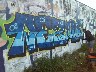 Graffiti Wall - Photo by Skew