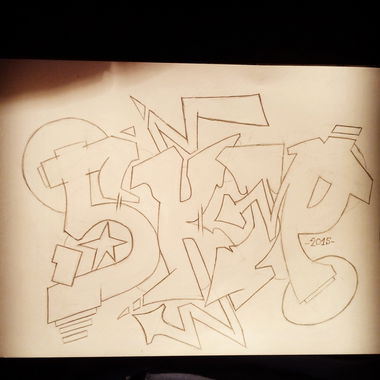 Graffiti Sketch - Photo by Skip90 (2015)