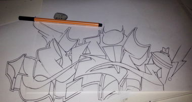 Graffiti Sketch - Photo by Skiper - Skiper, Skip (2012)