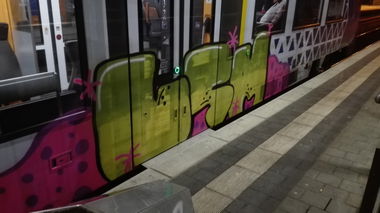 Graffiti Train - Photo by Skirmos (2016)