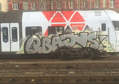 Graffiti Train - Photo by Skirmos - Mainz, Chrome (2016)