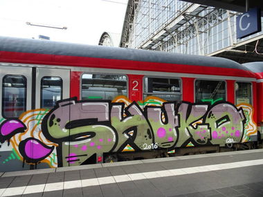 Graffiti Train - Photo by Skirmos (2016)