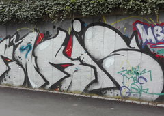 Graffiti Wall - Photo by Skirmos - MainzRakis, Chrome (2016)