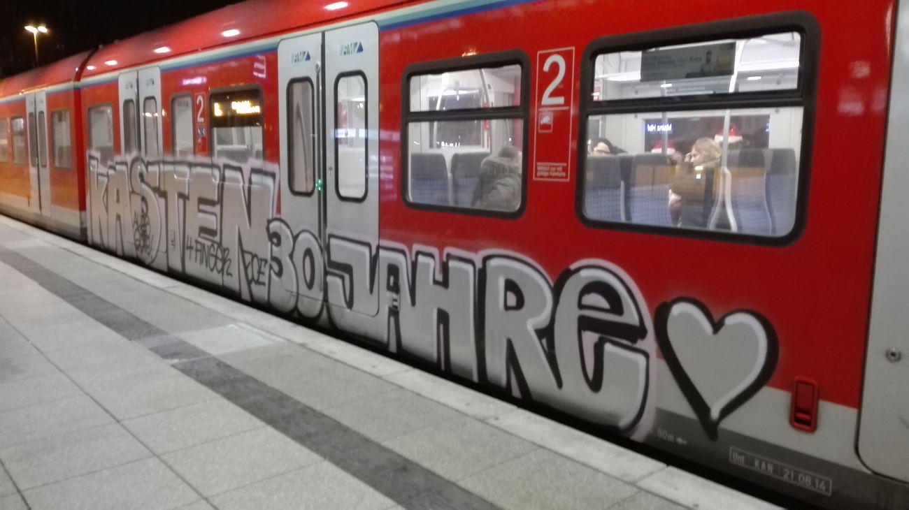 Graffiti Train - Photo by Skirmos - Geburtstag, Kasten, Karsten (2016)