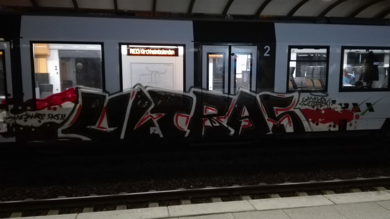 Graffiti Train - Photo by Skirmos - Mainz, Ultras, 10 (2017)