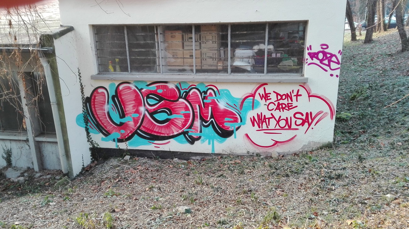 Graffiti Wall - Photo by Skirmos - Mainz, Usm