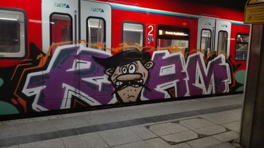 Graffiti Train - Photo by Skirmos (2016)