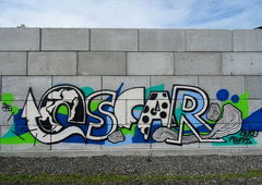 Graffiti Wall - Photo by Skirmos - oscar, frankfurt, ffm (2016)