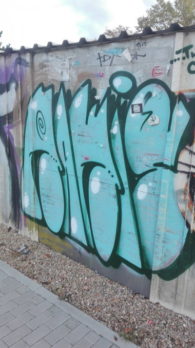 Graffiti Wall - Photo by Skirmos - Rakis, Mainz, Uni (2016)