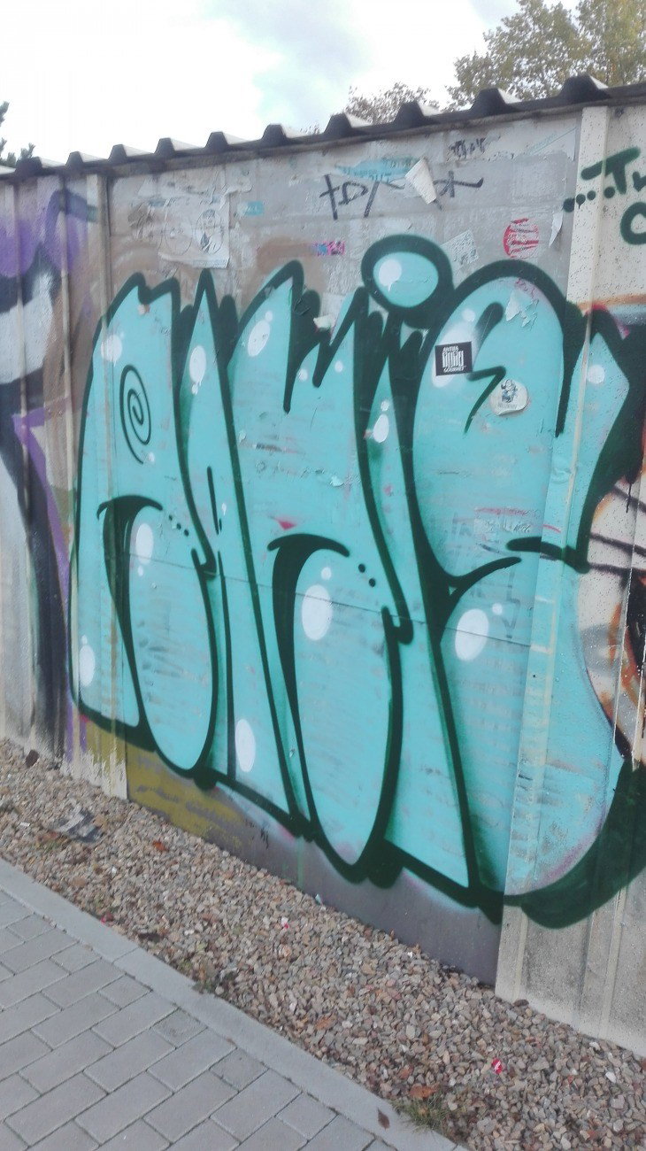 Graffiti Wall - Photo by Skirmos - Rakis, Mainz, Uni (2016)