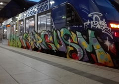 Graffiti Train - Photo by Skirmos (2016)
