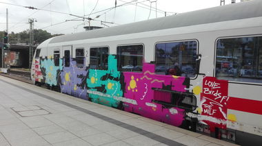 Graffiti Train - Photo by Skirmos - Tese, Teasedsf, 2016 (2016)