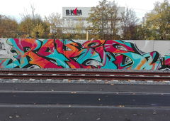 Graffiti Wall - Photo by Skirmos - Rakis, Mainz (2016)