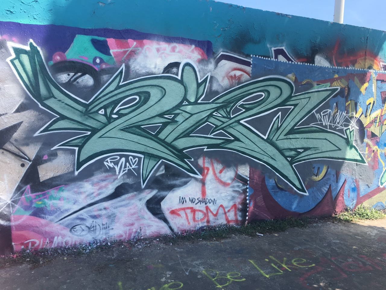 Graffiti Wall in Mauerpark - Photo by Skirmos - Nipl145 (2017)